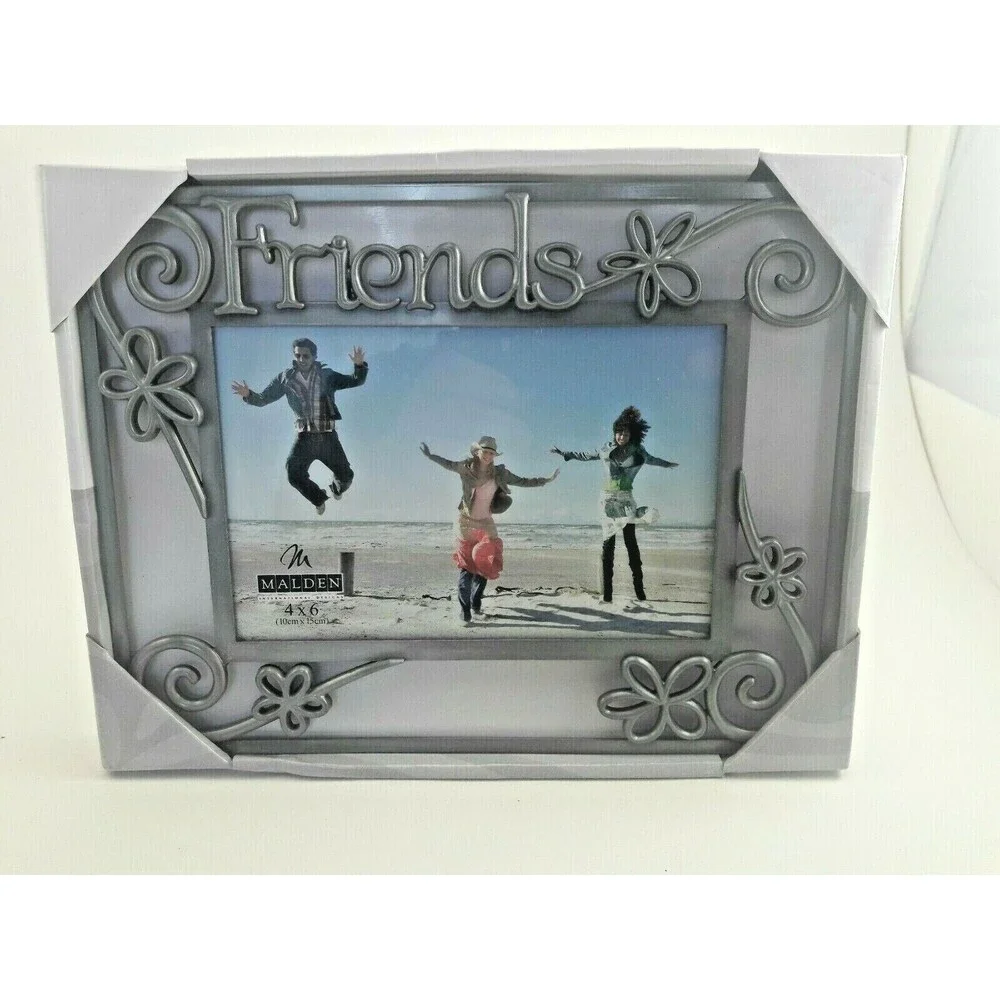 Malden Friends Pierced Die Cast Expressions Frame, 4 by 6-Inch